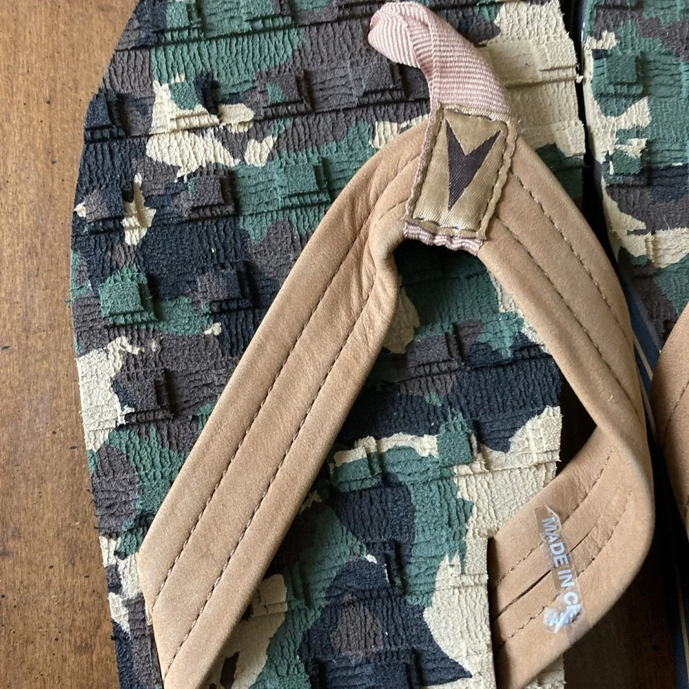 ASTRODECK SANDALS CAMO L 8-9 eva leather Mens Sz XXL New 11.5 12